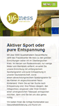 Mobile Screenshot of life-ness.de